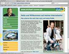 Die Homepage von Michael Cramer