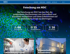 Relaunch der Homepage des Max Delbrück Centrums unter Drupal 8
