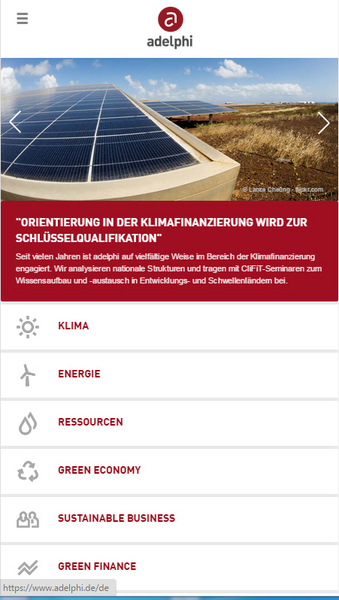 Eine neue Drupal-Homepage für adelphi.